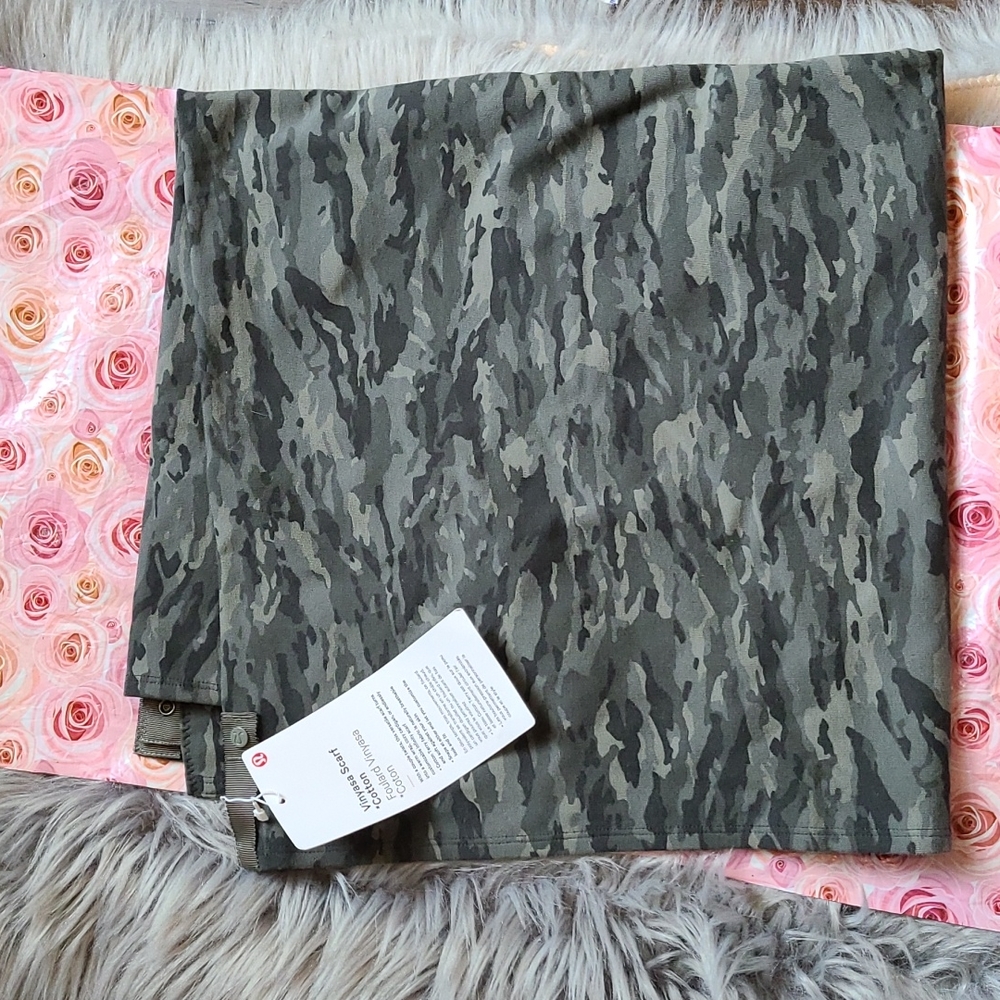 Lululemon vinyasa scarf camo green